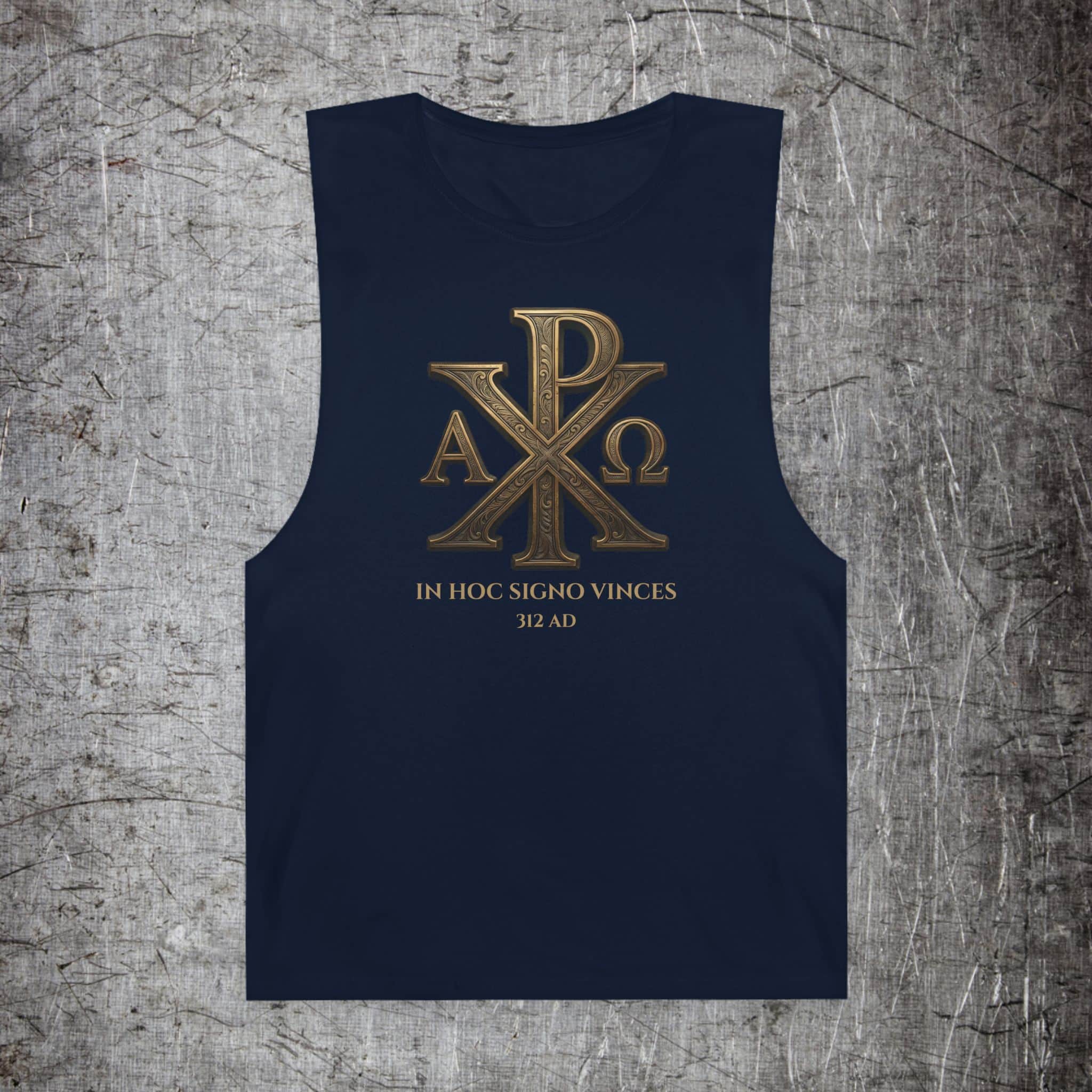 Iron Heritage Tank Top Navy / XS Constantine — In Hoc Signo Vinces Tank