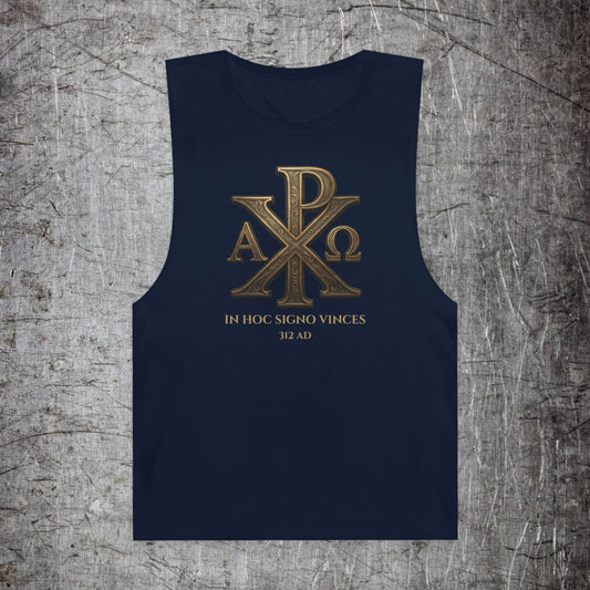 Iron Heritage Tank Top Navy / XS Constantine — In Hoc Signo Vinces Tank
