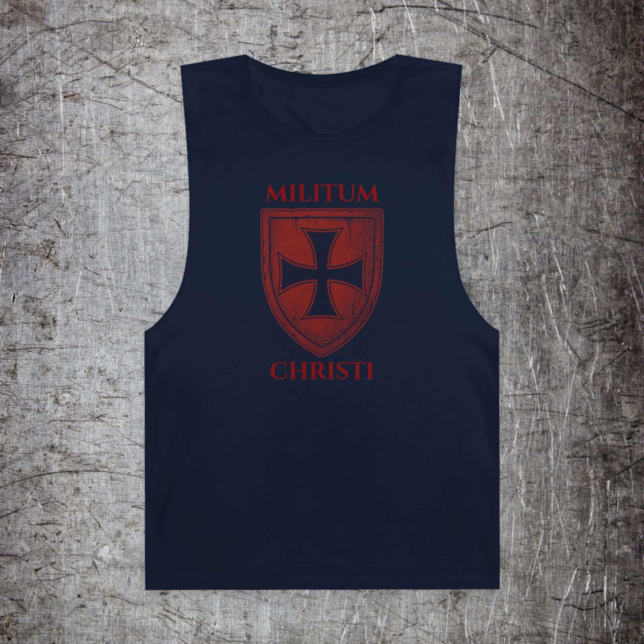 Iron Heritage Tank Top Navy / XS Militum Christi Tank