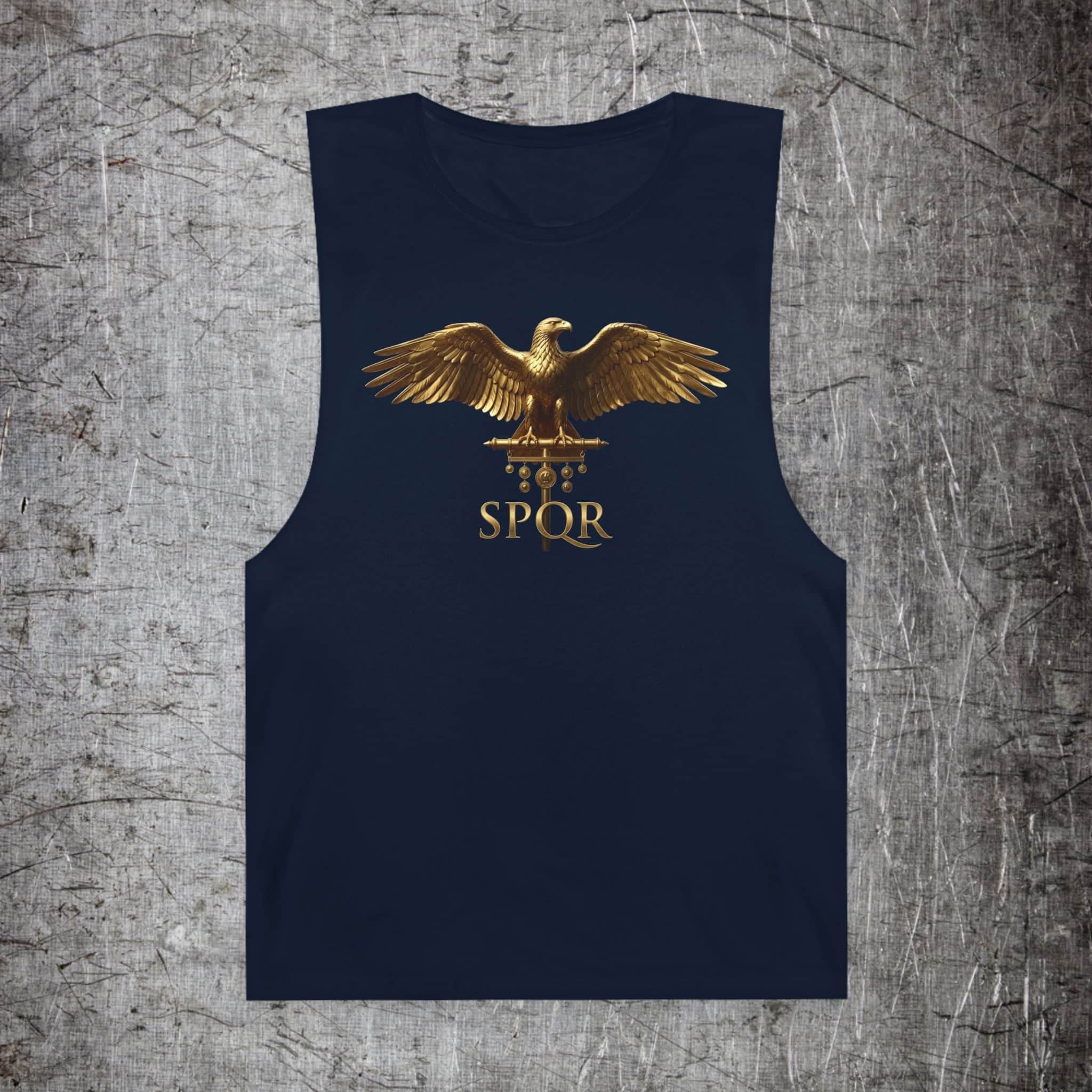 Iron Heritage Tank Top Navy / XS The Aquila Tank