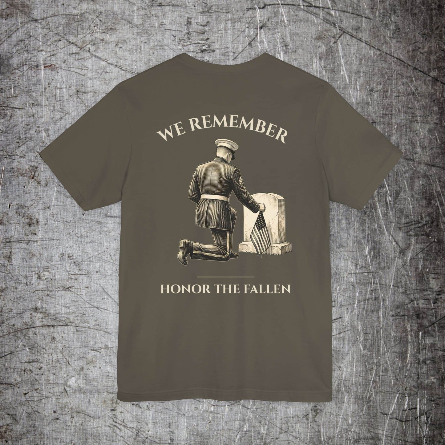 Printify T-Shirt Army / 2XL We Remember Memorial T‑Shirt