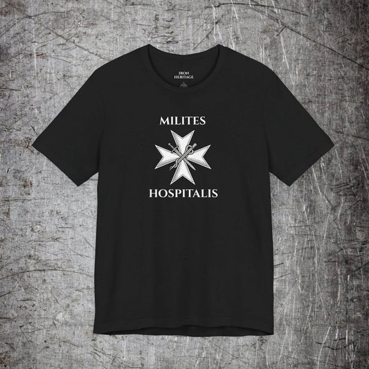 Printify T-Shirt Black / S Knights Hospitaller T-Shirt