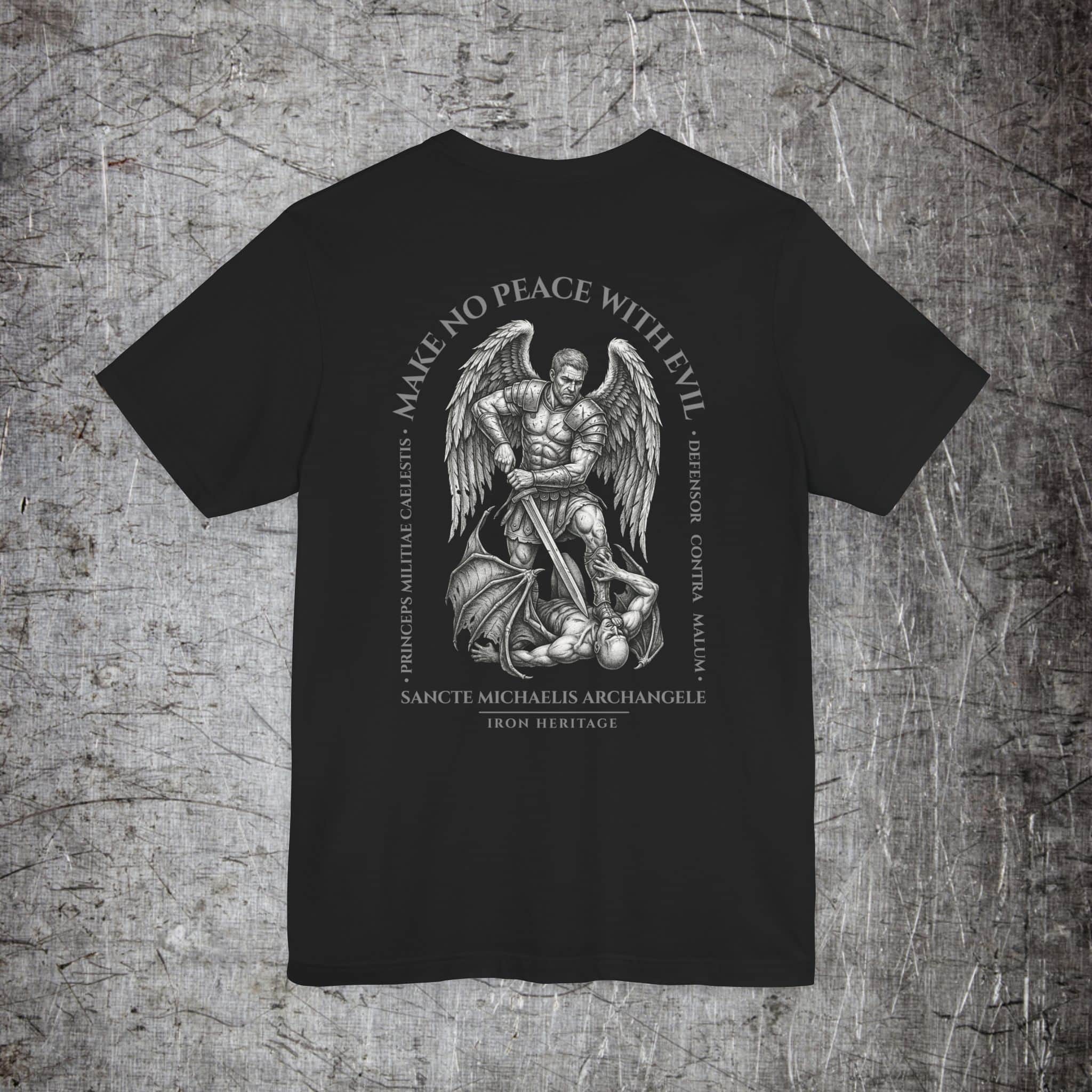 Printify T-Shirt Black / S No Peace With Evil T-Shirt