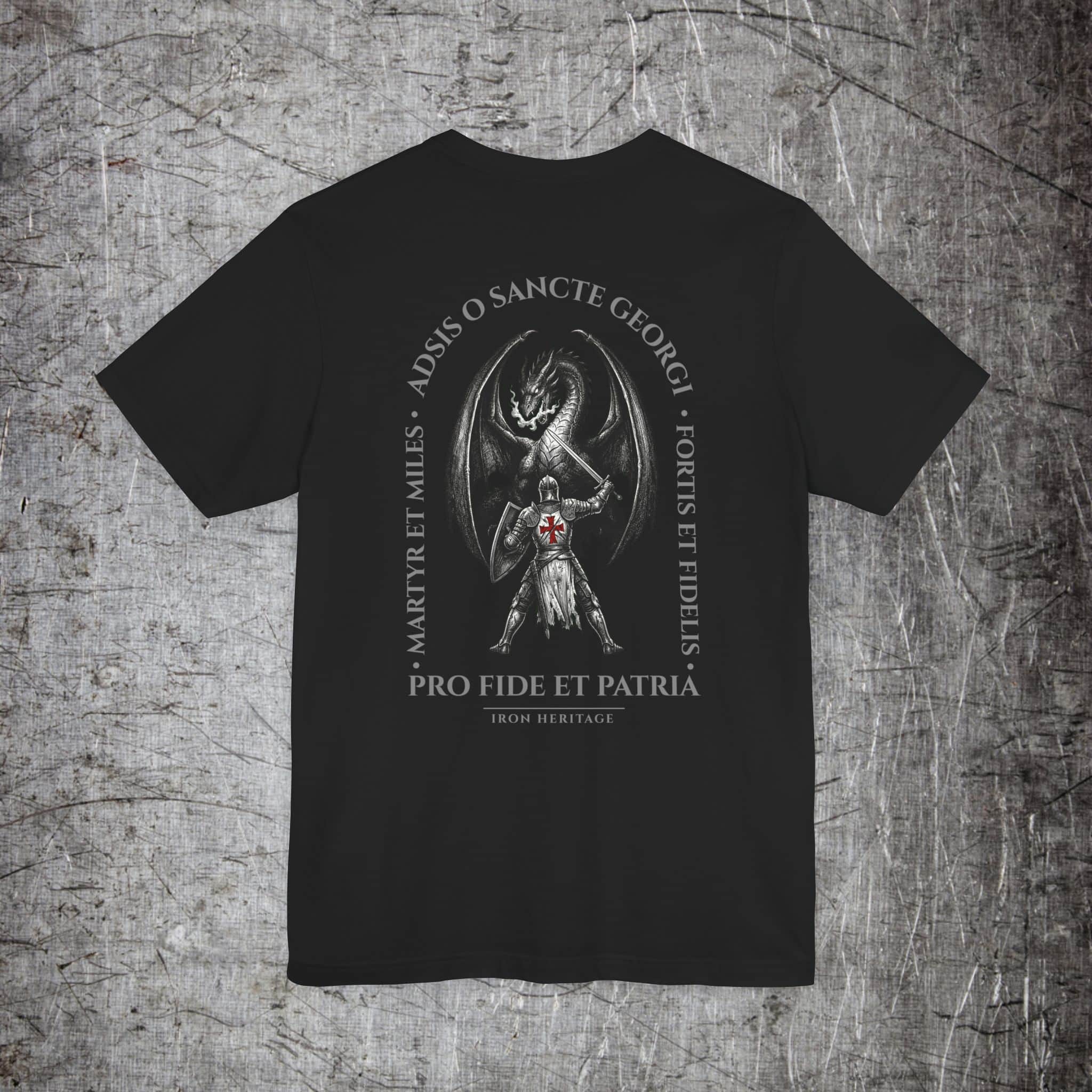 Printify T-Shirt Black / S Saint George T‑Shirt