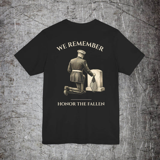 Printify T-Shirt Black / S We Remember Memorial T‑Shirt