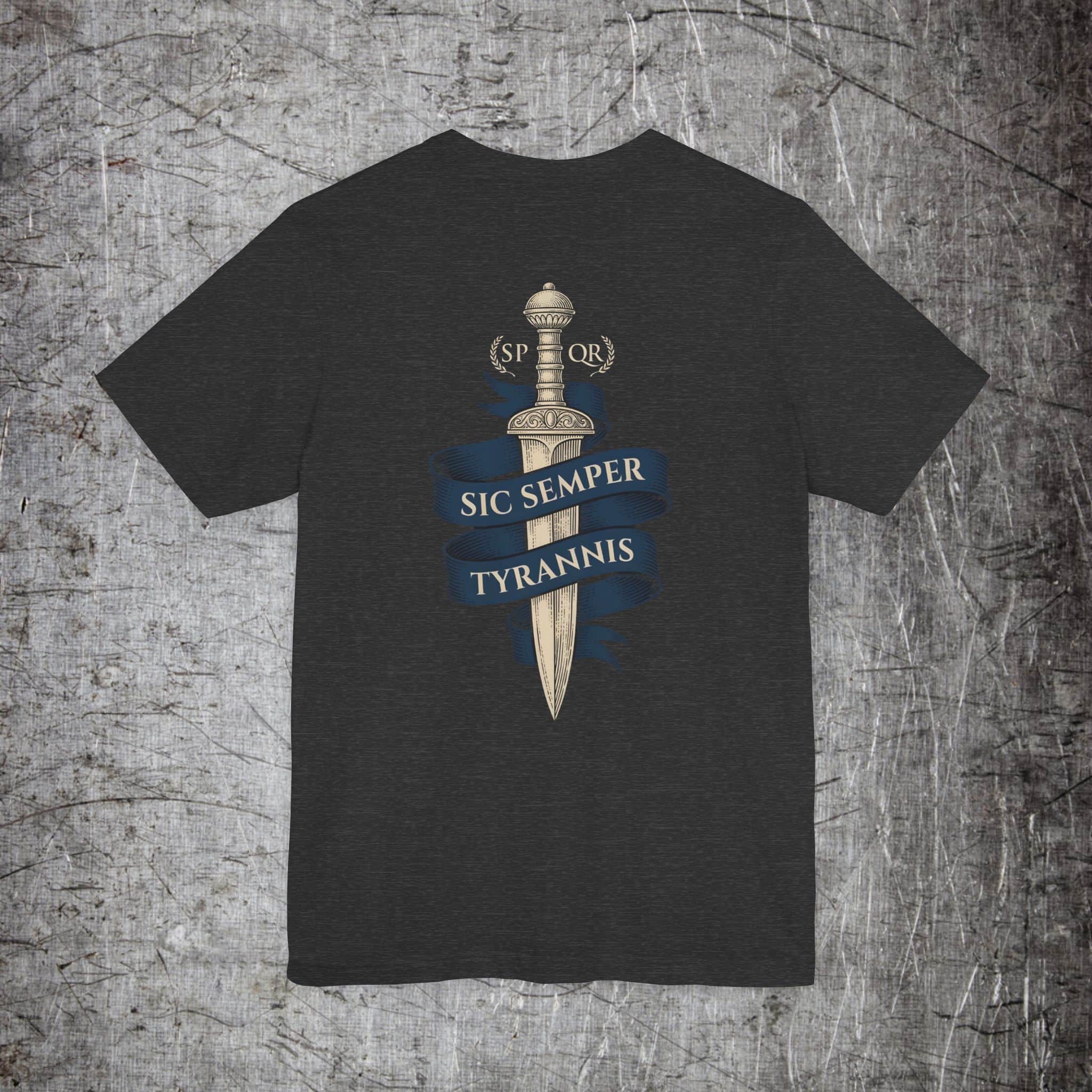 Printify T-Shirt Dark Grey Heather / S Sic Semper T-Shirt