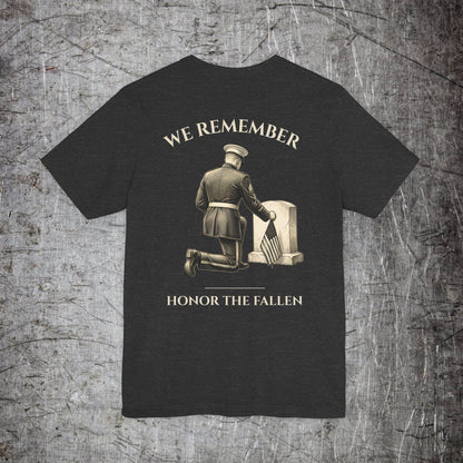 Printify T-Shirt Dark Grey Heather / S We Remember Memorial T‑Shirt