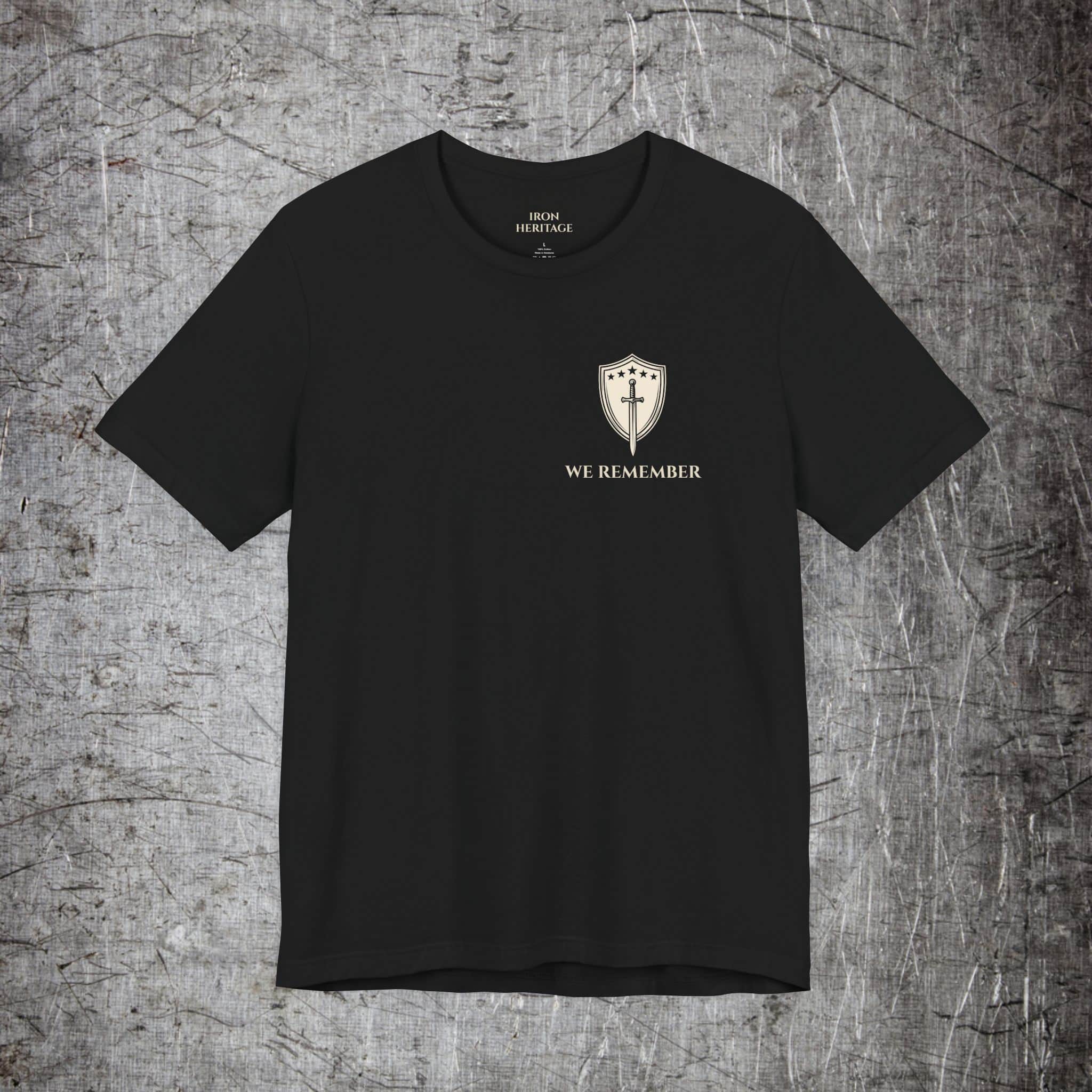 Printify T-Shirt We Remember Memorial T‑Shirt